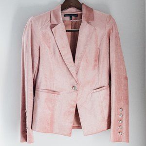 Pink velvet blazer - White House Black Market